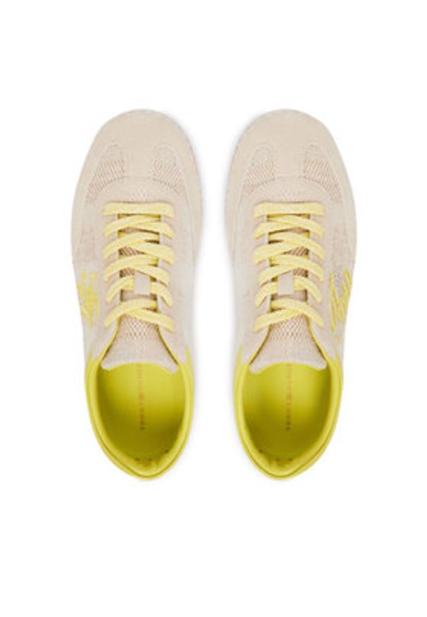 TOMMY HILFIGER - Tommy Hilfiger Espadryle Woven Logo Embroidery FW0FW09108 Beżowy. Kolor: beżowy. Materiał: materiał