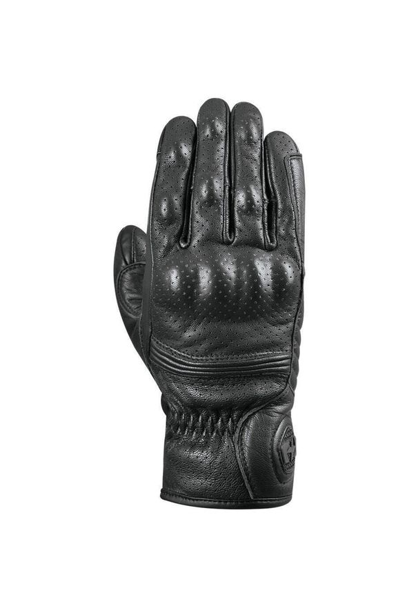 Rękawice rowerowe Oxford Tuscon 1.0 w rozmiarze S/7 czarne. Kolor: czarny. Materiał: skóra