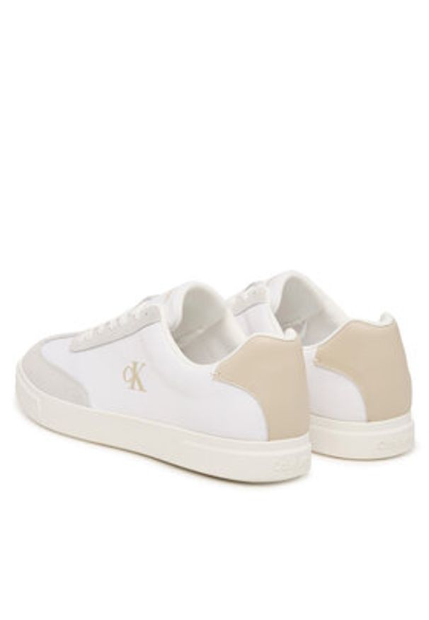 Calvin Klein Sneakersy Low Prof Cupsole Cv HM0HM02236 Biały. Kolor: biały. Materiał: materiał
