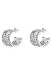 Guess Kolczyki JUBE05 036JW Srebrny. Materiał: metalowe. Kolor: srebrny