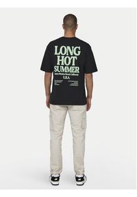 Only & Sons T-Shirt Kenny 22028736 Czarny Relaxed Fit. Kolor: czarny. Materiał: bawełna #6