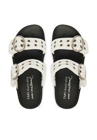 EMU Australia Klapki Bondi Buckle 2.0 W13306 Biały. Kolor: biały. Materiał: skóra #5