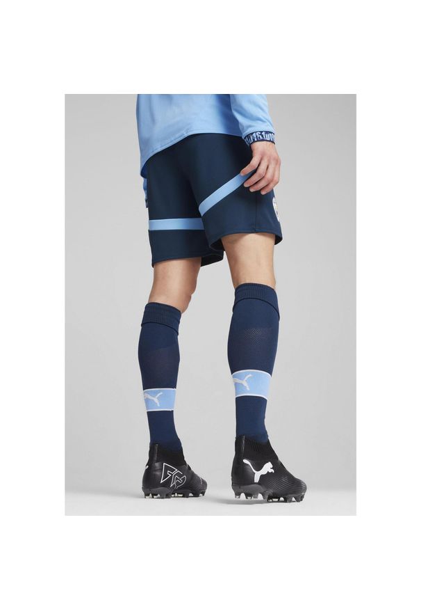 Puma - Męskie szorty Manchester City 24/25 PUMA Marine Blue. Kolor: niebieski. Sport: piłka nożna