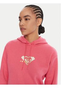 Roxy Bluza ERJFT05028 Różowy Regular Fit. Kolor: różowy. Materiał: bawełna #3