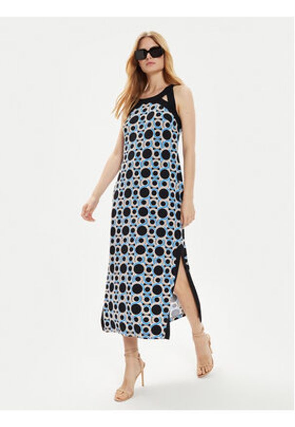 Joseph Ribkoff Sukienka letnia 242080 Kolorowy Regular Fit. Materiał: syntetyk. Wzór: kolorowy. Sezon: lato