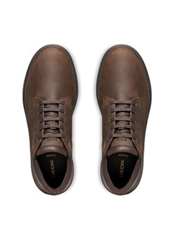 Geox Sneakersy U Baltmoore U56LDE 000FF C6009 Brązowy. Kolor: brązowy. Materiał: skóra