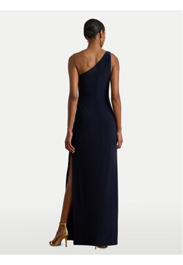 Lauren Ralph Lauren - LAUREN RALPH LAUREN Sukienka wieczorowa 253980922002 Granatowy Slim Fit. Kolor: niebieski. Materiał: syntetyk. Styl: wizytowy