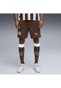 Puma - Męskie szorty FC St. Pauli 25/26 PUMA Espresso Brown. Kolor: brązowy. Materiał: tkanina. Sport: fitness, piłka nożna