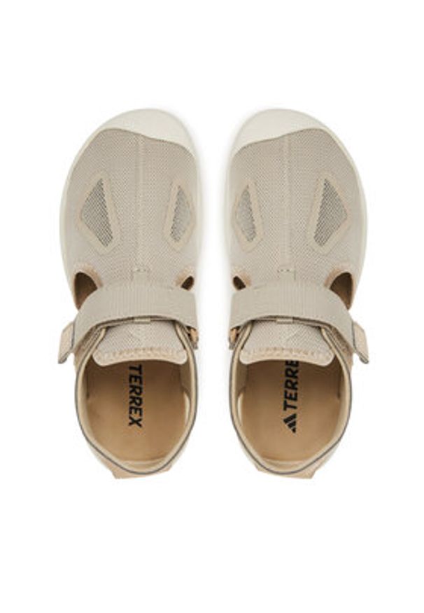 Adidas - adidas Sandały Terrex Captain Toey 2.0 JI1363 Beżowy. Kolor: beżowy. Materiał: materiał