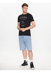 Jack & Jones - Jack&Jones T-Shirt Summer 12222921 Czarny Regular Fit. Kolor: czarny. Materiał: bawełna #3