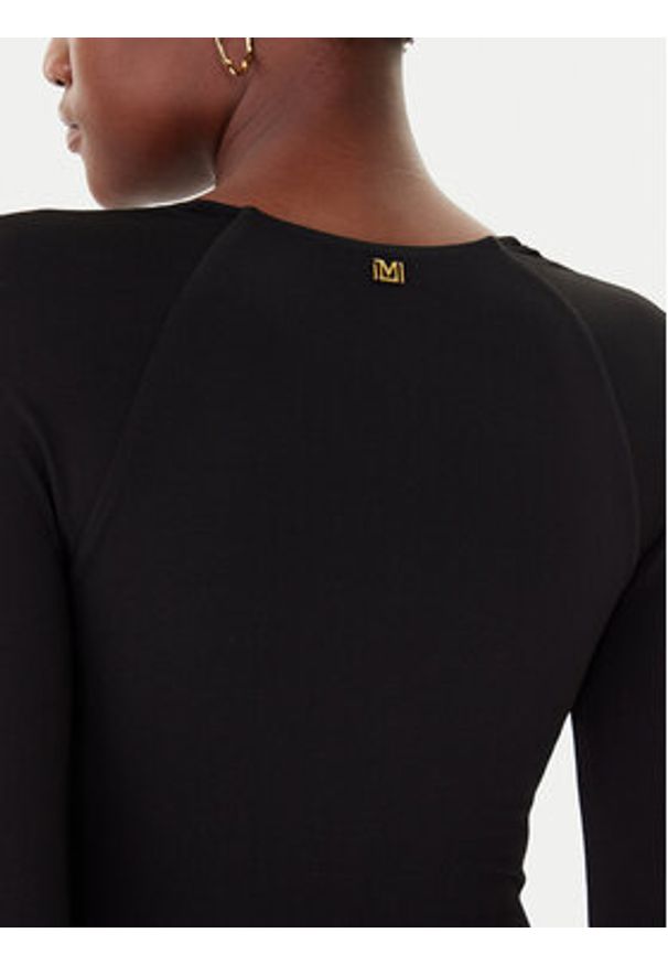 Marciano Guess Sukienka wieczorowa 5BGK23 6257A Czarny Regular Fit. Kolor: czarny. Materiał: syntetyk. Styl: wizytowy