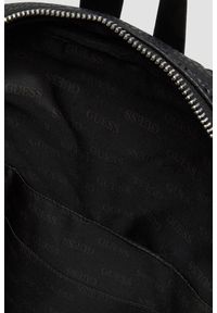 Guess - GUESS Czarny męski plecak Torino. Kolor: czarny. Materiał: skóra ekologiczna. Styl: elegancki #7