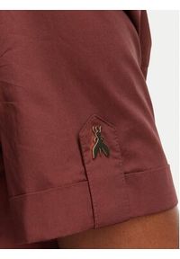 Patrizia Pepe Kombinezon 2T0095/A9B9-B887 Brązowy ciemny Regular Fit. Kolor: brązowy. Materiał: bawełna #4