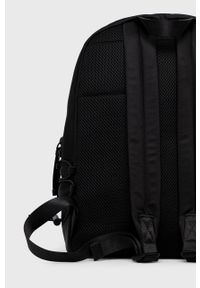 Trussardi Jeans - Trussardi plecak męski kolor czarny duży z nadrukiem. Kolor: czarny. Wzór: nadruk #5