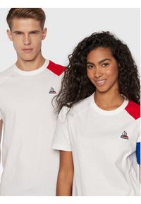 Le Coq Sportif T-Shirt Unisex Bat 2210554 Biały Regular Fit. Kolor: biały. Materiał: bawełna #3