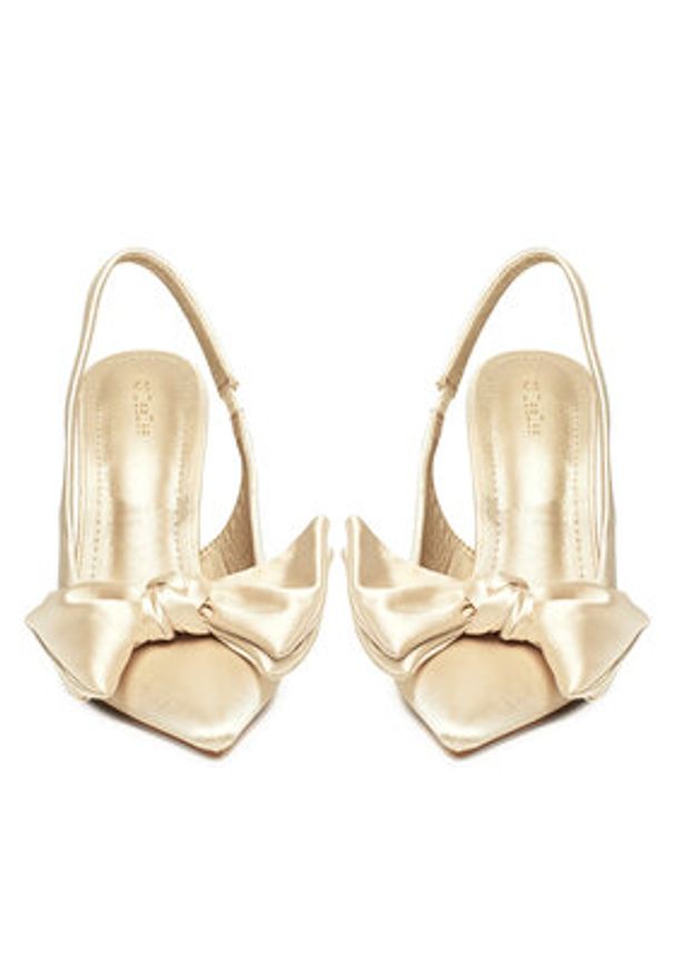 DeeZee Szpilki R705-3 Beżowy. Kolor: beżowy. Materiał: materiał. Obcas: na szpilce