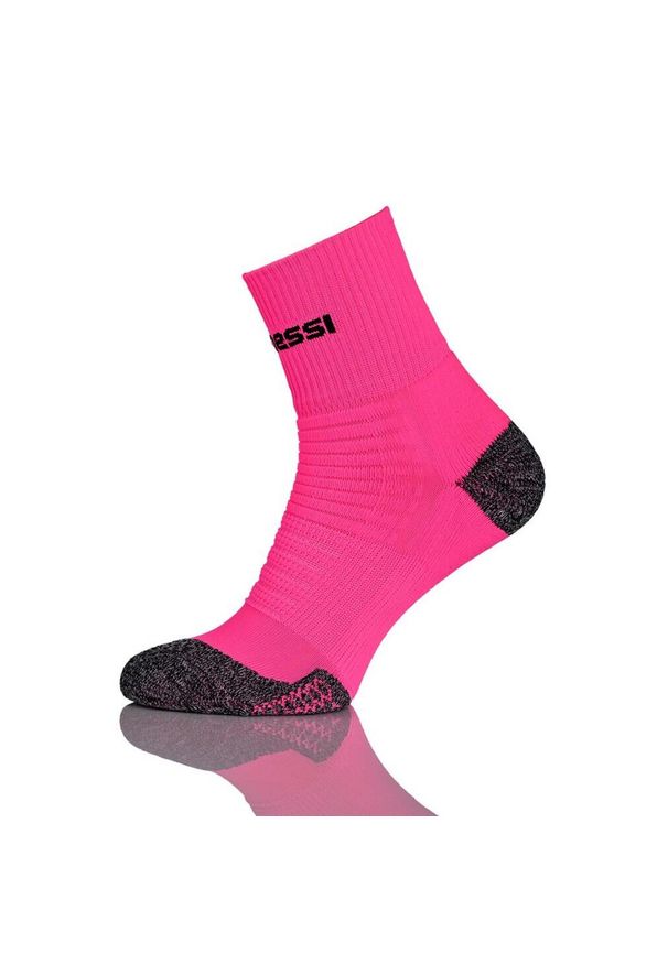 NESSI SPORTSWEAR - Skarpety sportowe Unisex Nessi Sportswear Trail U Termoaktywne. Kolor: różowy. Sport: bieganie