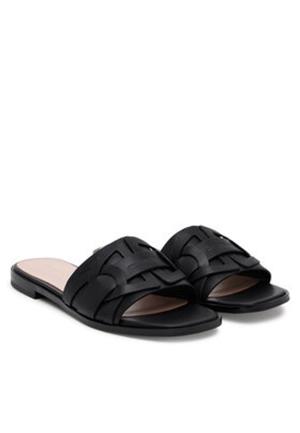 Coccinelle Klapki E4 SVP 17 01 01 Czarny. Kolor: czarny. Materiał: skóra