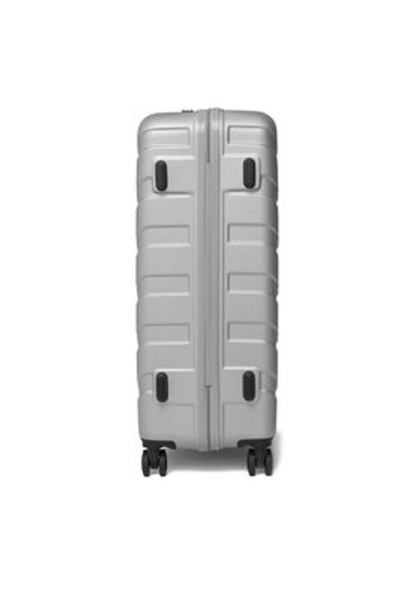 Gino Rossi - GINO ROSSI Walizka duża CEO-GIN-L-003-05-SILVER Srebrny. Kolor: srebrny