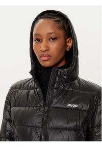 Hugo - HUGO Kurtka zimowa Famalia-2 50519407 Czarny Slim Fit. Kolor: czarny. Materiał: syntetyk. Sezon: zima #6
