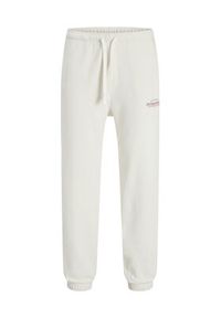 Jack & Jones - Jack&Jones Spodnie dresowe Kane Billy 12283257 Écru Relaxed Fit. Materiał: bawełna #3