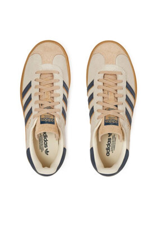 Adidas - adidas Sneakersy Gazelle JQ5126 Beżowy. Kolor: beżowy. Materiał: zamsz, skóra. Model: Adidas Gazelle