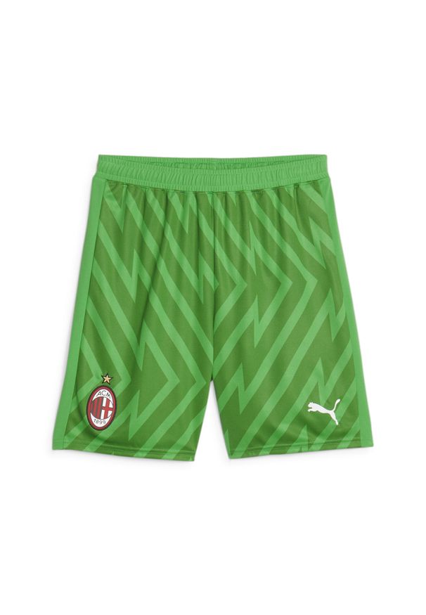 Puma - Szorty bramkarskie AC Milan PUMA Grassy Green. Kolor: zielony