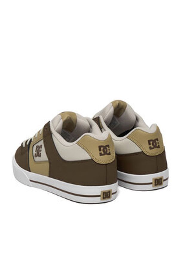 DC Shoes Sneakersy EO-PURE DC01782210 Brązowy. Kolor: brązowy. Materiał: skóra