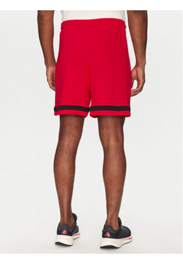 Adidas - adidas Szorty sportowe Seasonal Essentials Sport JD8089 Czerwony Regular Fit. Kolor: czerwony. Materiał: bawełna. Styl: sportowy