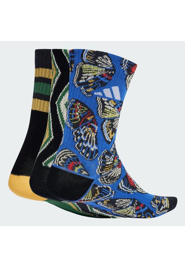 Adidas - Skarpety adidas Farm 3 Pairs Per Pack Socks. Kolor: wielokolorowy, czarny