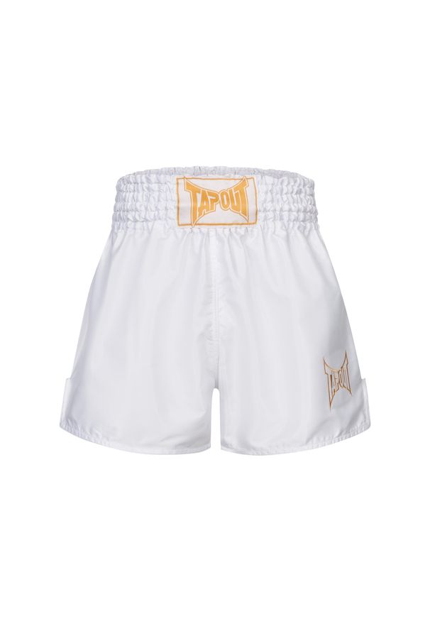 TAPOUT - Szorty do boksu tajskiego Tapout Zorrey. Kolor: wielokolorowy, biały, żółty. Sport: fitness