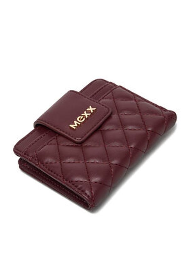 MEXX Portfel CEO-MEXX-W1-002-AW25 Bordowy. Kolor: czerwony. Materiał: syntetyk, materiał