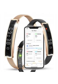 Smartwatch JG Smart Smartband BT5.3 Sportowa opaska Pulsometr Smart Bracelet Wodoodporna Kroki. Rodzaj zegarka: smartwatch. Styl: sportowy #1