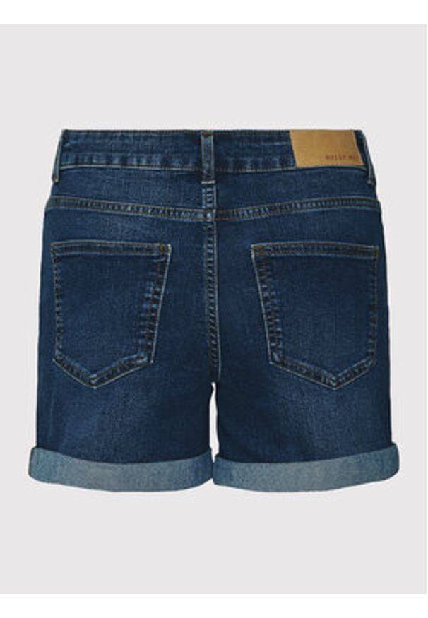 Noisy may - Noisy May Szorty jeansowe Be Lucy 27019454 Granatowy Slim Fit. Kolor: niebieski. Materiał: bawełna