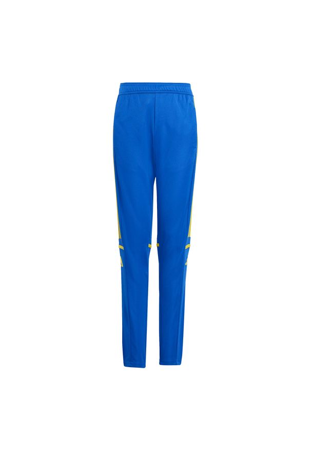 Spodnie Adidas Sport Sq25 Tr Pnt Y Dzieci. Kolor: niebieski. Sport: piłka nożna