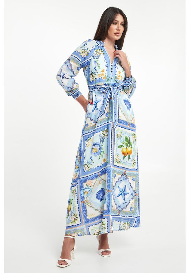 Hale bob - Sukienka maxi lniana HALE BOB. Materiał: len. Długość: maxi