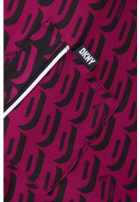 DKNY - Dkny piżama damska kolor fioletowy. Kolor: fioletowy #2