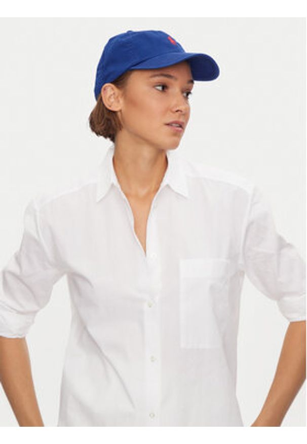 Polo Ralph Lauren Czapka z daszkiem 211912843008 Niebieski. Kolor: niebieski. Materiał: bawełna