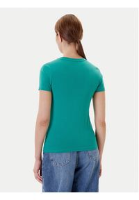 Guess Jeans T-Shirt W4YI01 J1314 Zielony Slim Fit. Kolor: zielony. Materiał: bawełna