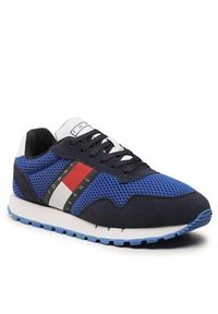 Tommy Jeans Sneakersy Retro Runner Mesh EM0EM01172 Granatowy. Kolor: niebieski. Materiał: materiał
