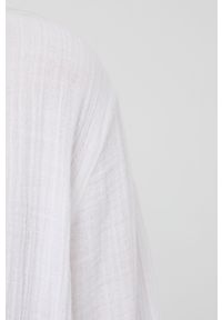 Roxy narzutka plażowa kolor biały. Kolor: biały. Materiał: tkanina #2