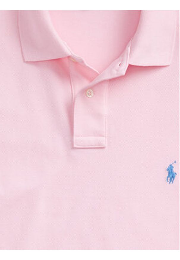 Polo Ralph Lauren Polo Core Replen 710782592 Różowy Custom Slim Fit. Typ kołnierza: polo. Kolor: różowy. Materiał: bawełna