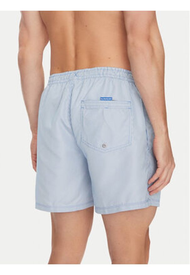 Quiksilver Szorty kąpielowe Everyday Deluxe Volley 15 EQYJV04101 Niebieski Regular Fit. Kolor: niebieski. Materiał: syntetyk