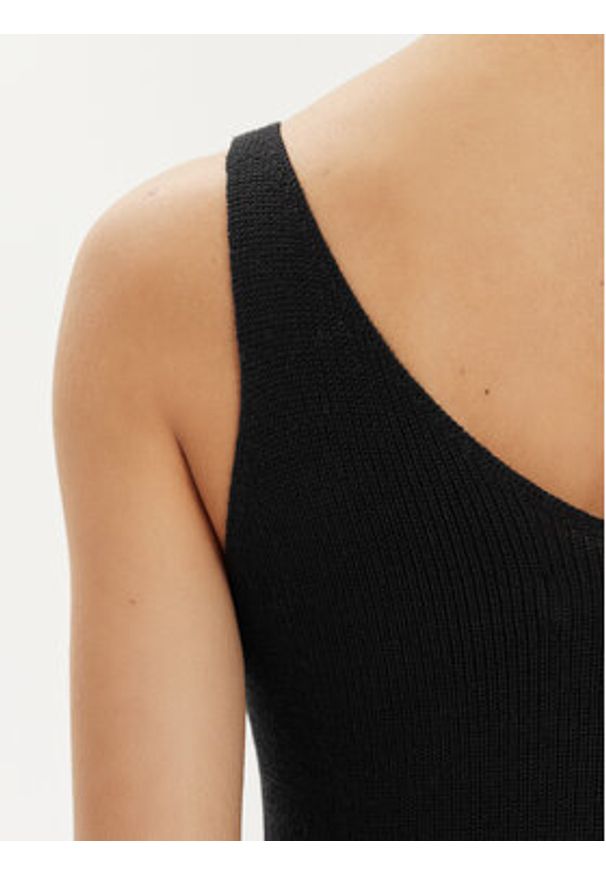 Vero Moda Top New Lex Sun 10281877 Czarny Regular Fit. Kolor: czarny. Materiał: wiskoza