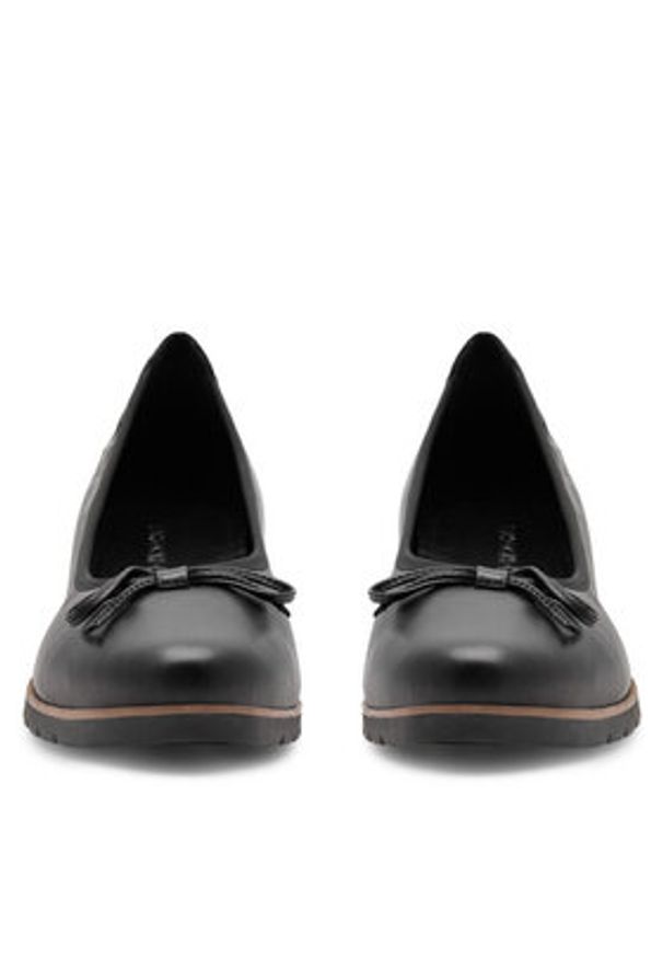 Lasocki Baleriny EST-TOMBA-01 Czarny. Kolor: czarny. Materiał: skóra