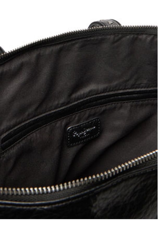 Pepe Jeans Torebka Chelsea Moon PL0300003 Czarny. Kolor: czarny. Materiał: skórzane