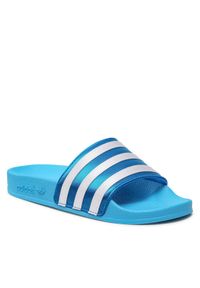 Adidas - adidas Klapki adilette W GX8639 Niebieski. Kolor: niebieski. Materiał: materiał