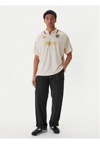 Kappa Koszulka techniczna Banda Stafen 222 38254UW Écru Comfort Fit. Kolor: kremowy. Materiał: syntetyk #2