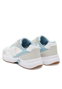 Calvin Klein Jeans Sneakersy Retro Tennis Knit Mg YW0YW01887 Biały. Kolor: biały. Materiał: materiał #4