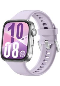 HUAWEI - Smartwatch Huawei Watch Fit 4 Szaro-różowy (Seiya-B19F). Rodzaj zegarka: smartwatch. Kolor: wielokolorowy, różowy, szary